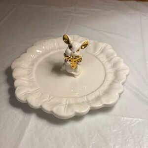 Vintage Holland Mold Ceramic Cheese Plate